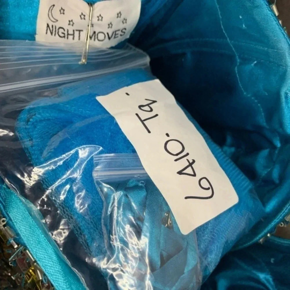 Mirrored Rhinestone Formal  Dress - Picture 10 of 14